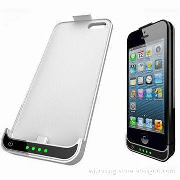 Power Bank Cases for iPhone 5, Back Battery, Charger, Charging, 2,200mAh Capacity